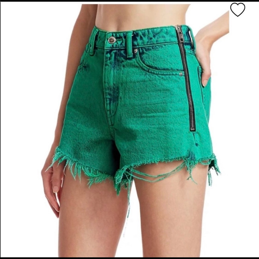 Alexander Wang bite side zip shorts